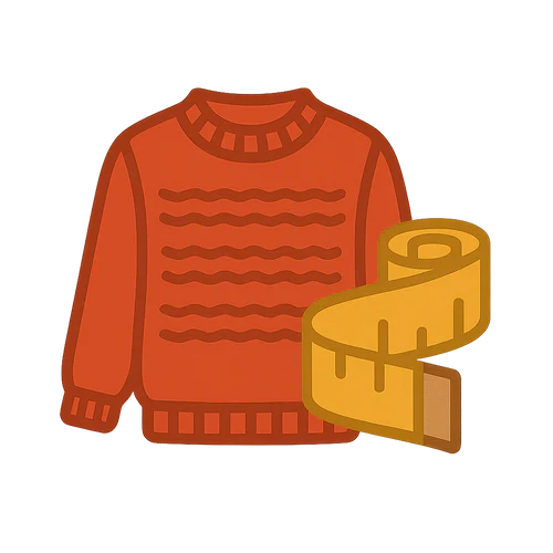 Crochet Clothing Patterns & Measurement Charts